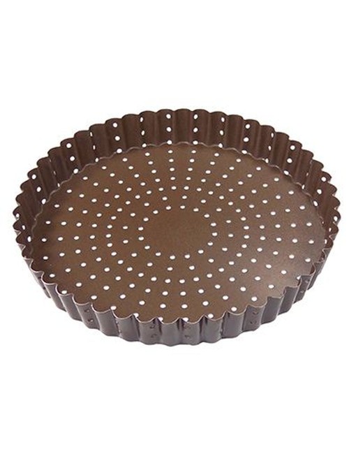 Tourtière Cannelée Perforée 24 Cm