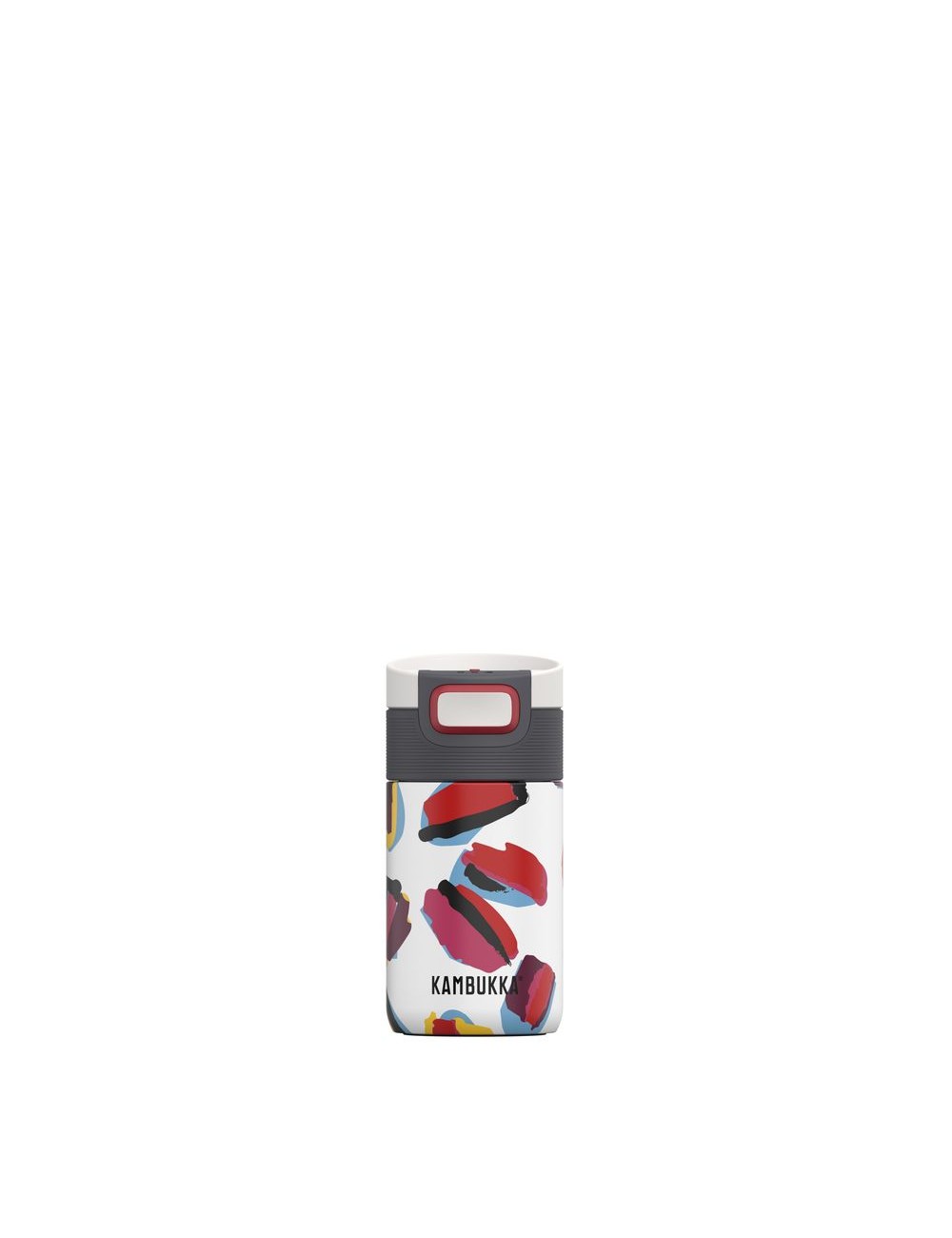 Travel Mug Isotherme 300 Ml Blanc / Rouge