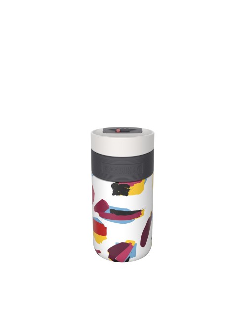 Travel Mug Isotherme 300 Ml Blanc / Rouge