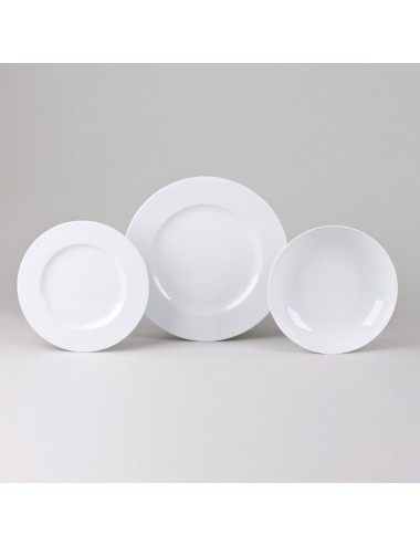 Assiette Dessert Chamonix Blanc