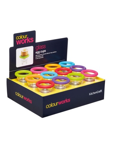 Coquetier Verre Et Silicone Colourworks