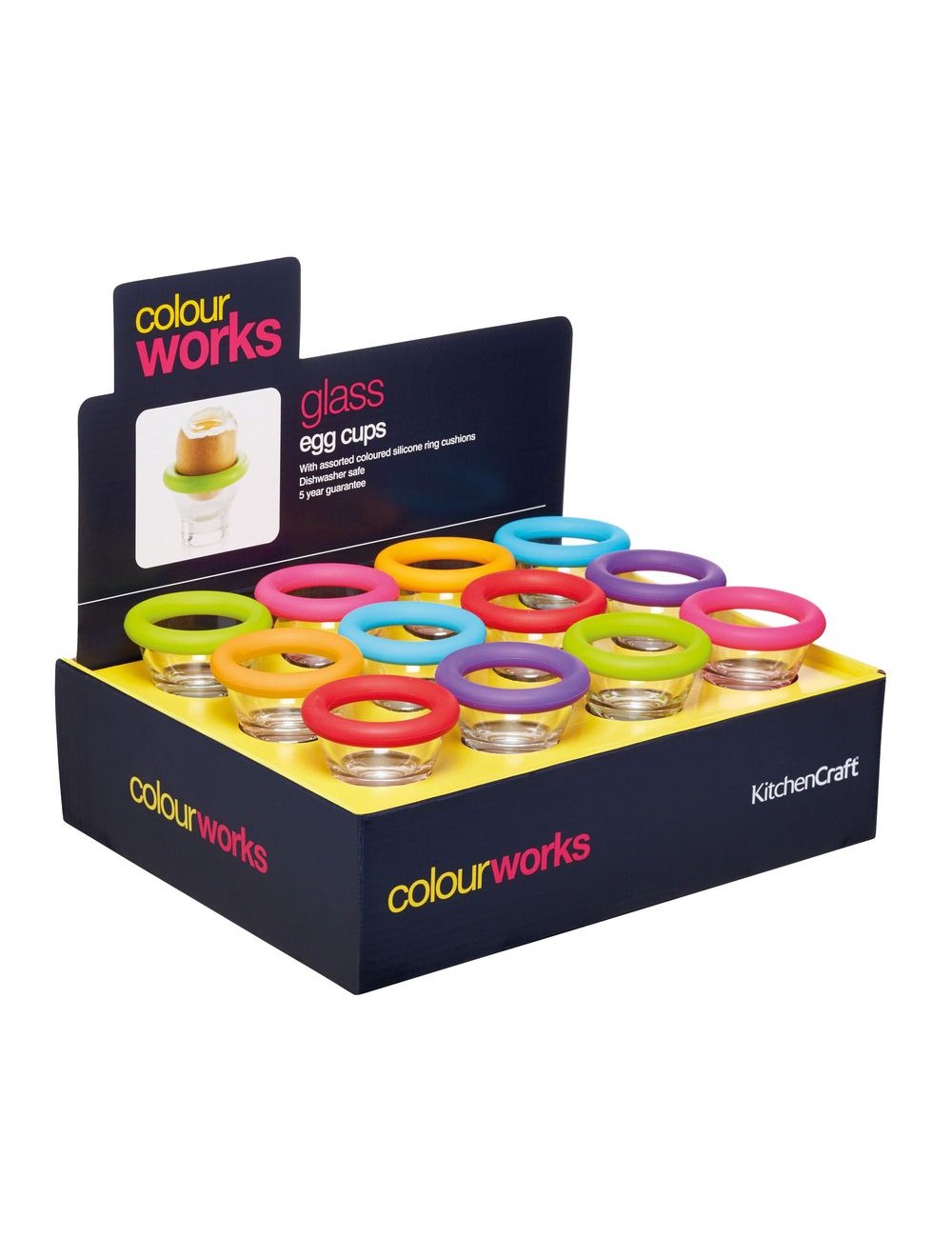 Coquetier Verre Et Silicone Colourworks