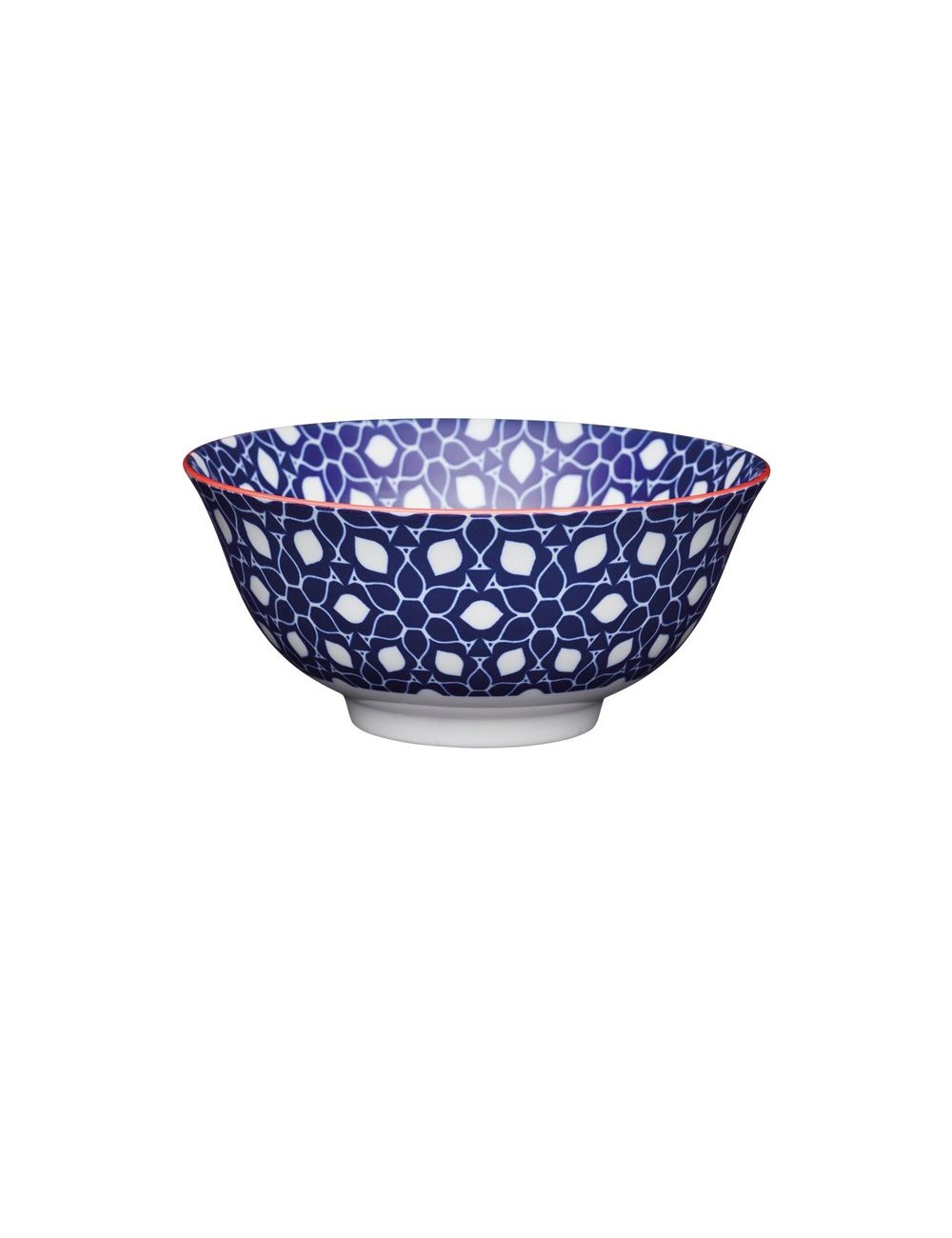 Bol Buddha Bowl - Motifs Floraux Bleus Diam. 15,7 cm / H. 7,5 cm