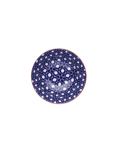 Bol Buddha Bowl - Motifs Floraux Bleus Diam. 15,7 cm / H. 7,5 cm