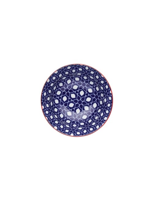 Bol Buddha Bowl - Motifs Floraux Bleus Diam. 15,7 cm / H. 7,5 cm