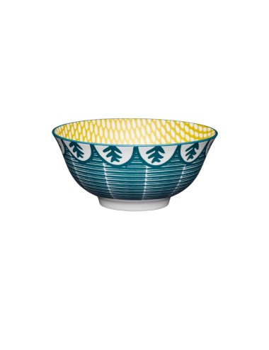 Bol Buddha Bowl - Motifs Feuilles Diam. 15,7 cm / H. 7,5 cm