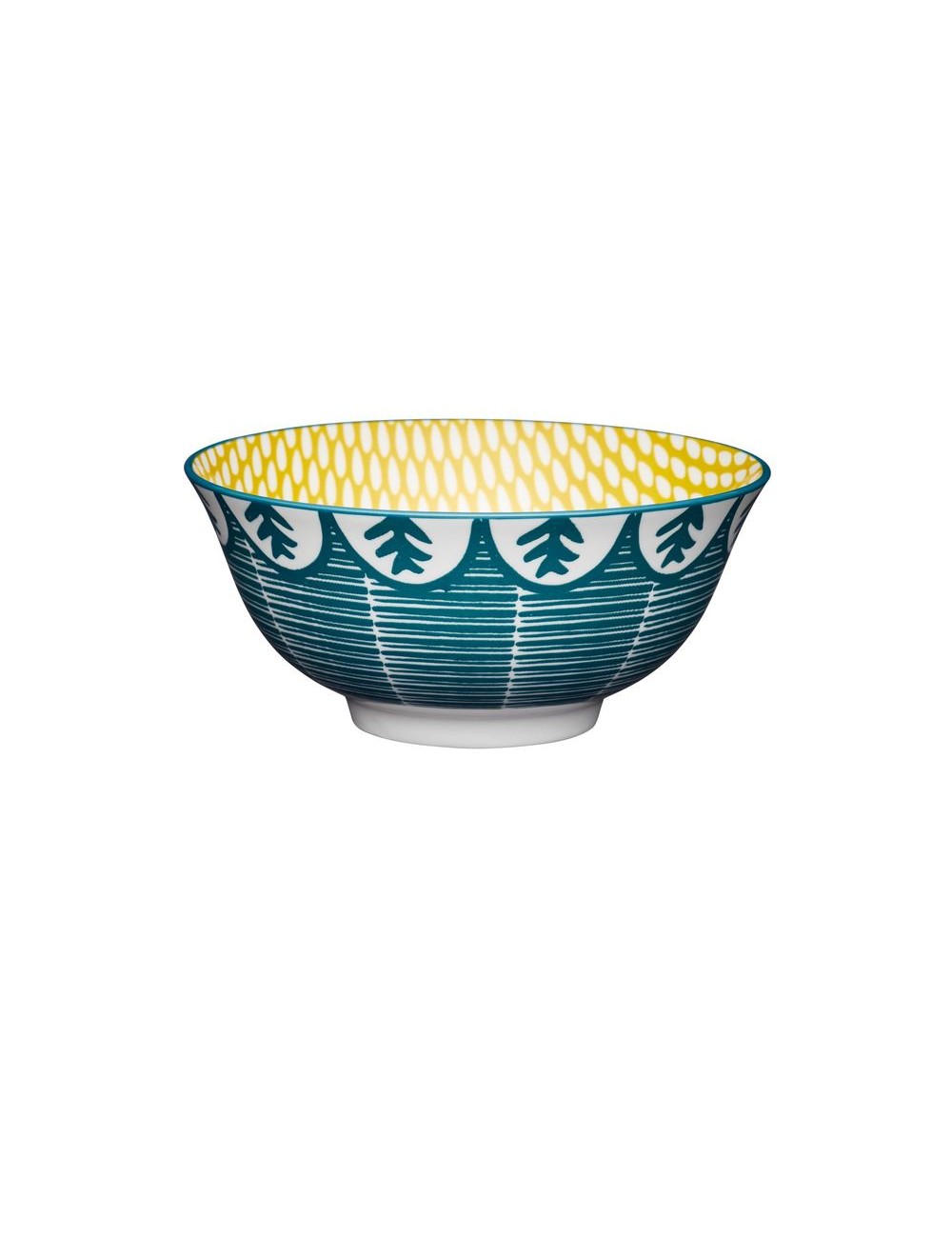 Bol Buddha Bowl - Motifs Feuilles Diam. 15,7 cm / H. 7,5 cm
