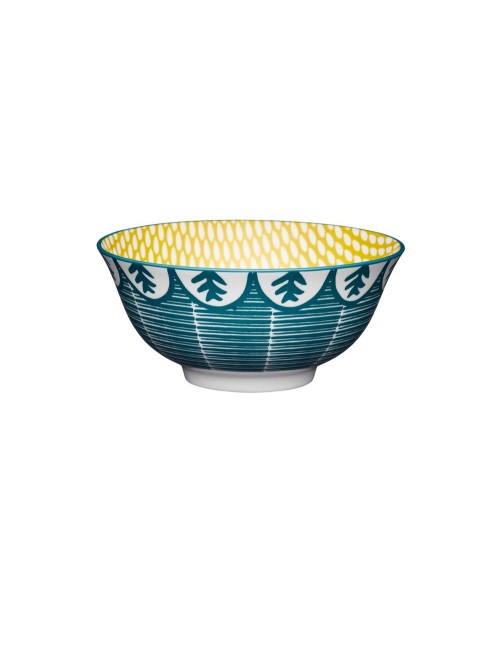 Bol Buddha Bowl - Motifs Feuilles Diam. 15,7 cm / H. 7,5 cm
