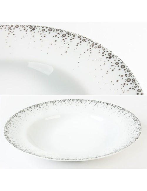 Assiette Creuse Borealis Gris 22Cm