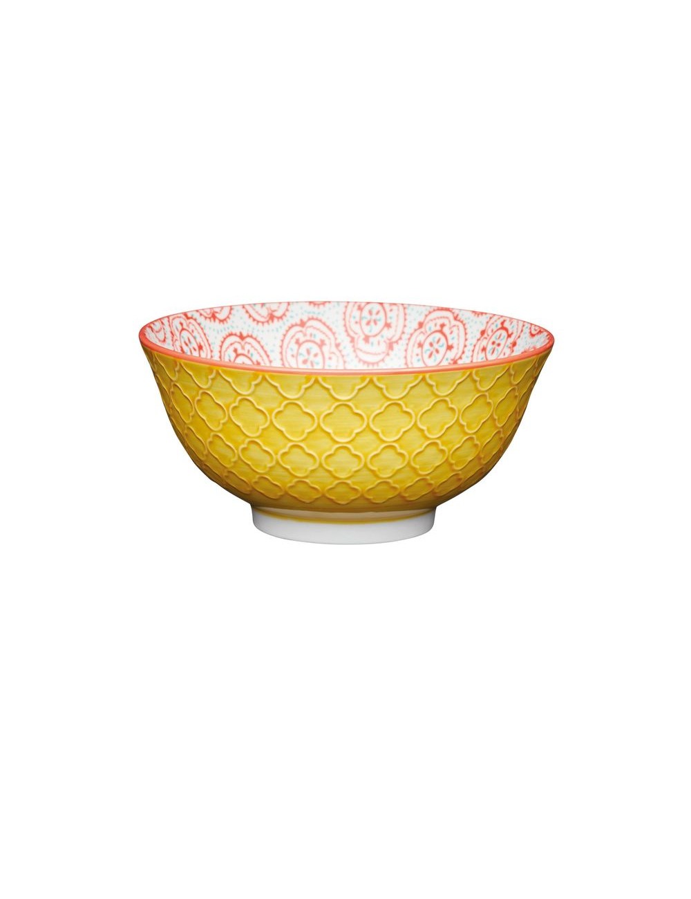 Bol Buddha Bowl - Motif Floral Jaune