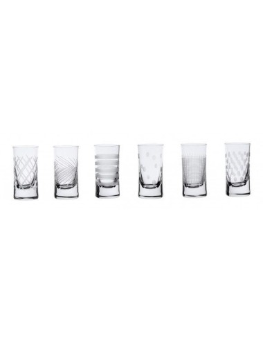 6 Verres À Vodka Oslo 4Cl