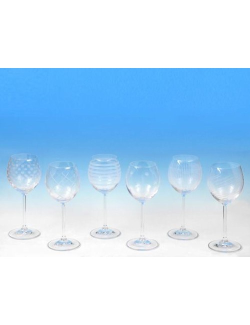 6 Verres À Pied Eau Oslo 35 Cl