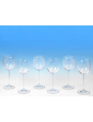 6 Verres À Pied Vin Oslo 26Cl