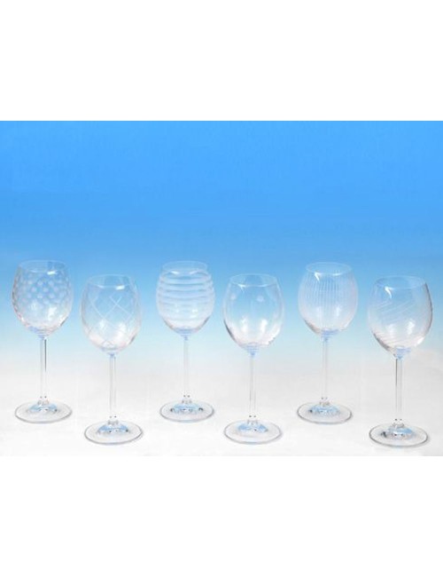 6 Verres À Pied Vin Oslo 26Cl