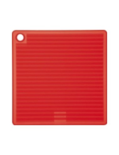 Manique Carrée En Silicone Rouge