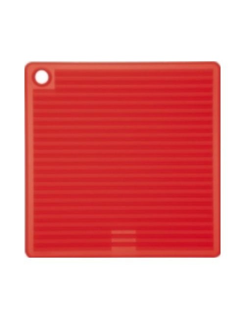 Manique Carrée En Silicone Rouge