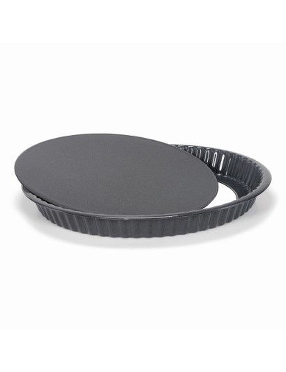 Moule À Tarte Émaillé Fond Amovible 30 Cm