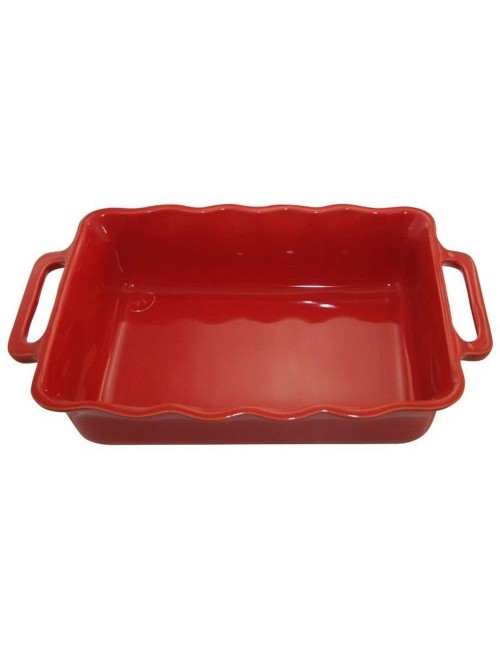 Plat À Four Délices Rectangulaire 34 Cm Rouge Cerise