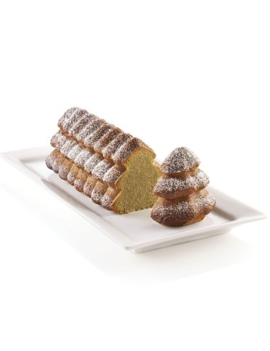 Moule 3D Bûche Sapin En Silicone