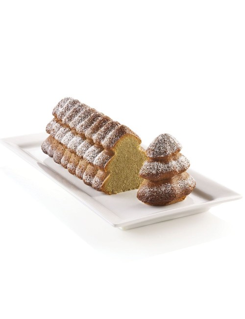 Moule 3D Bûche Sapin En Silicone