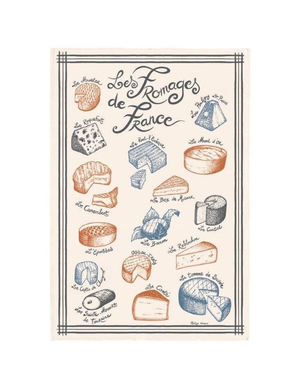 Torchon Fromage De France