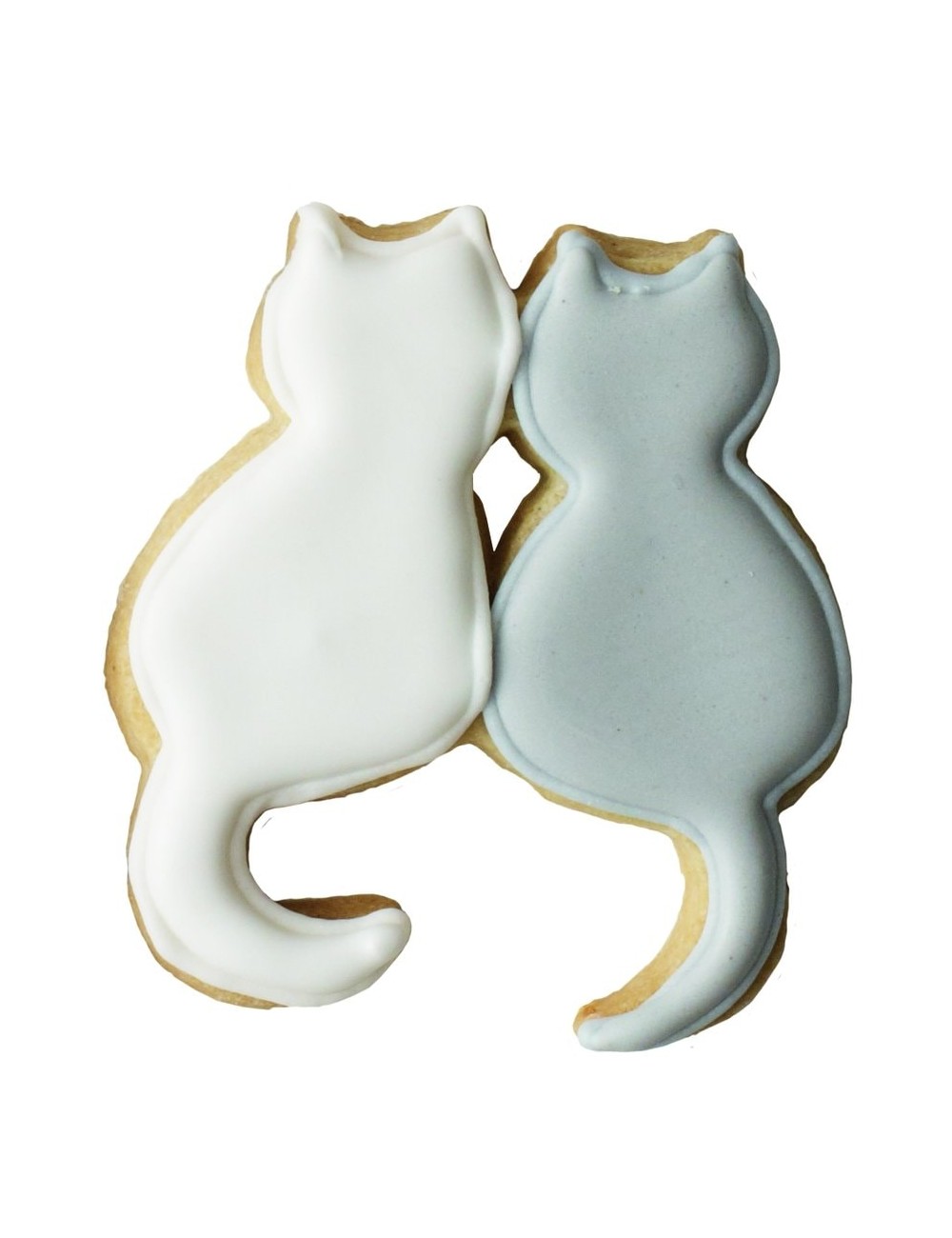 emporte pièce paire de chats 8cm
