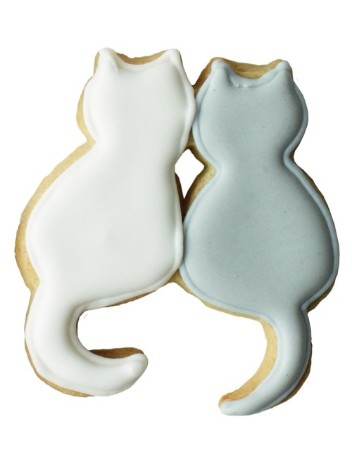 emporte pièce paire de chats 8cm
