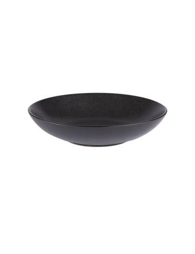 Assiette À Pâtes Vesuvio Noir 25 Cm