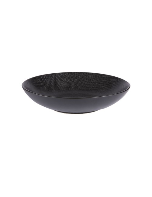 Assiette À Pâtes Vesuvio Noir 25 Cm