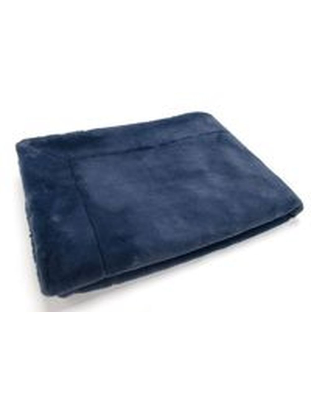 Plaid Luxe Bleu Marine 130X170Cm