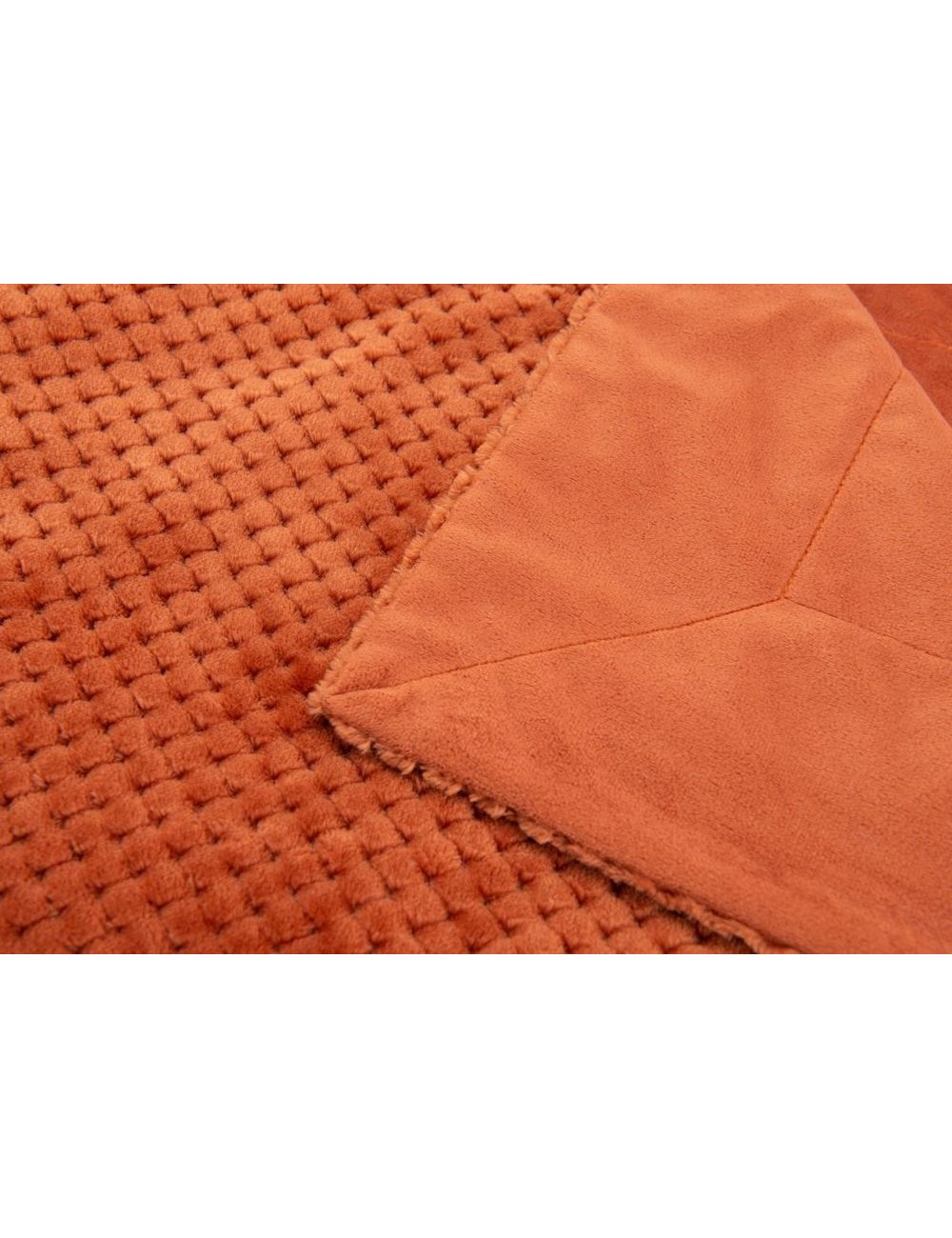 Plaid Damier Terracotta 130 X 170Cm