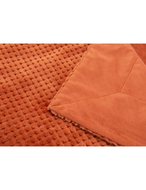 Plaid Damier Terracotta 130 X 170Cm