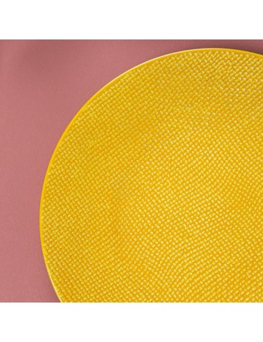 Assiette Plate Vesuvio Safran 27 Cm