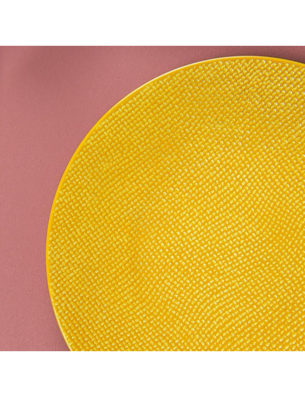 Assiette Plate Vesuvio Safran 27 Cm