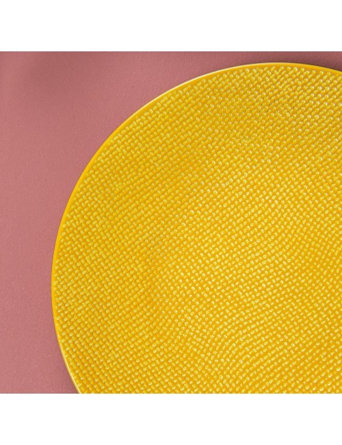 Assiette Plate Vesuvio Safran 27 Cm