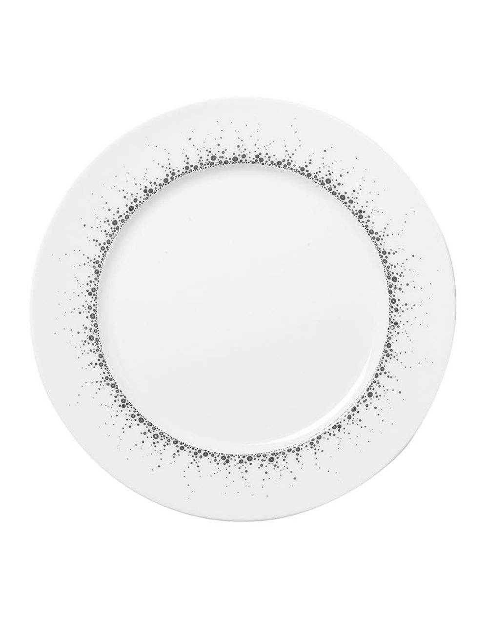 Assiette plate BOREALIS gris 27cm