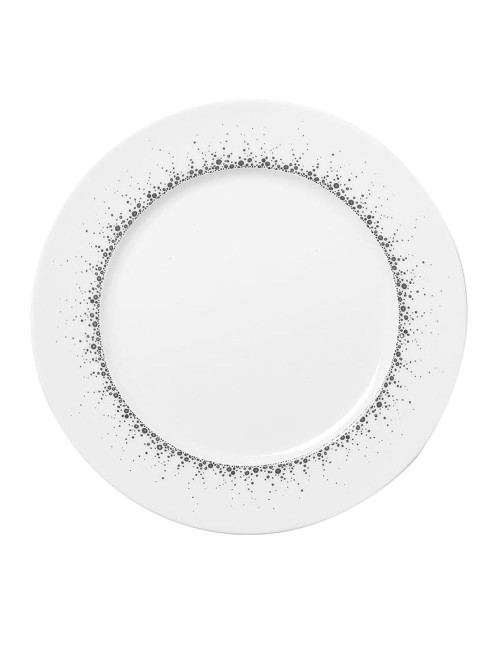 Assiette plate BOREALIS gris 27cm