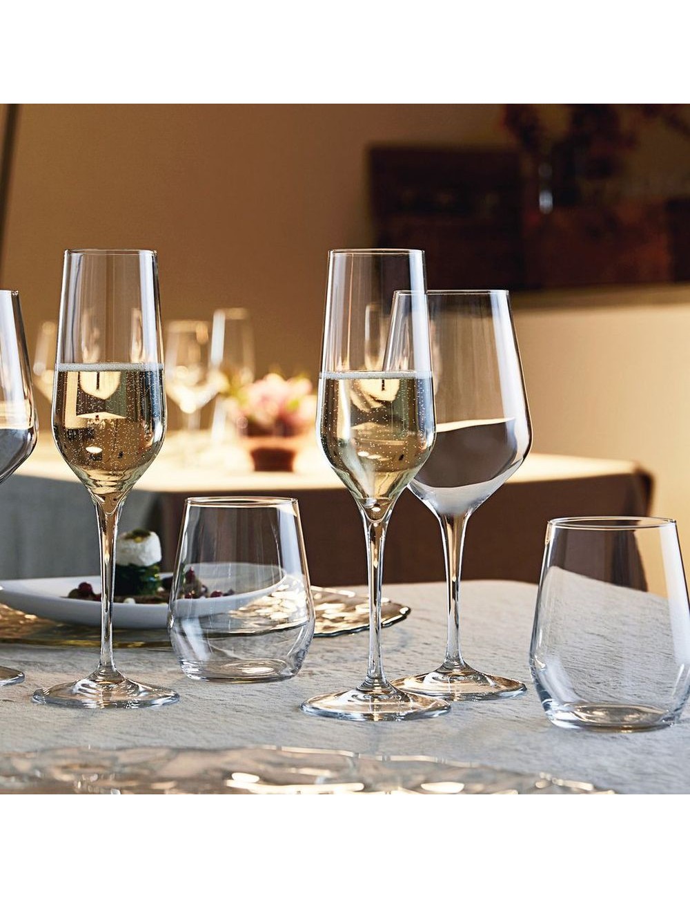 Lot de 6 verres à pied ELECTRA 35cl