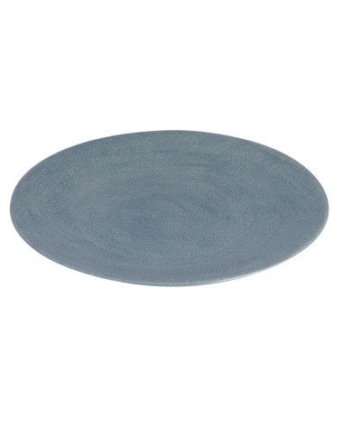 Assiette Plate Vesuvio Bleu 27 Cm