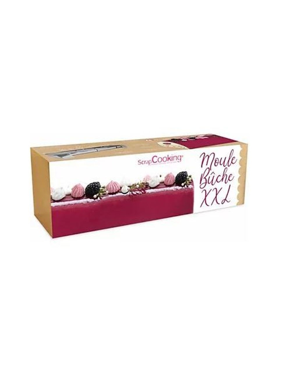 Moule à bûche inox XXL