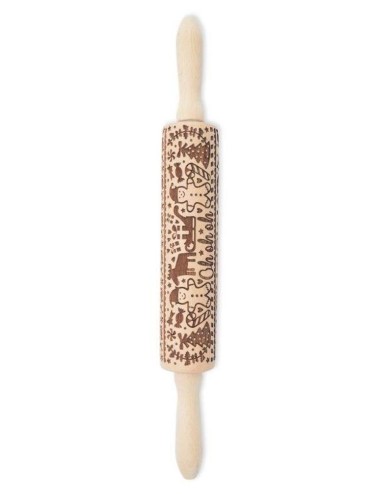 Rouleau empreintes bois "Gingerman"