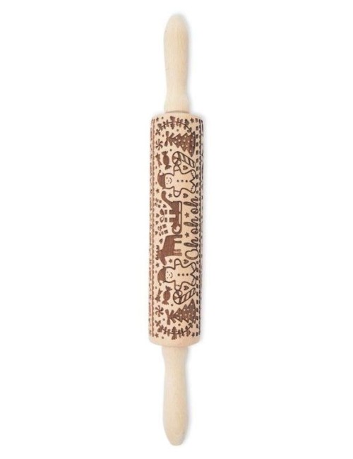 Rouleau empreintes bois "Gingerman"