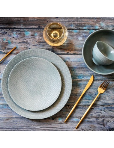 Assiette Plate Vesuvio Bleu 27 Cm