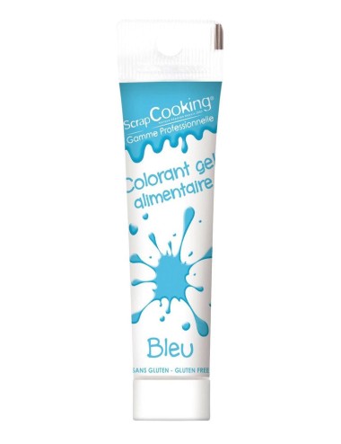 Colorant gel alimentaire bleu