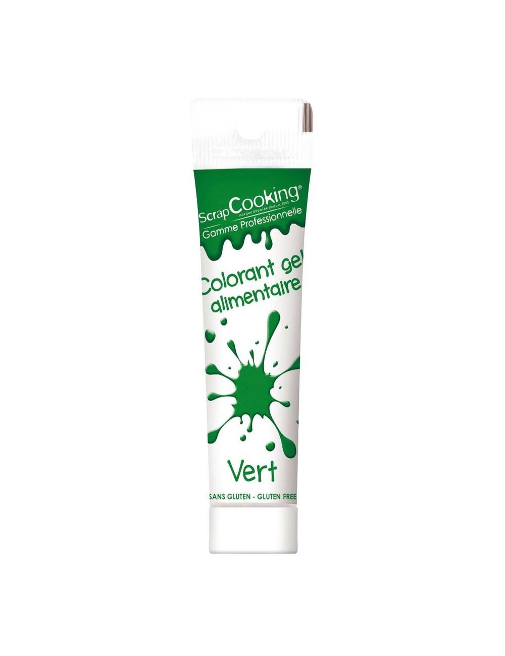 Colorant gel alimentaire vert