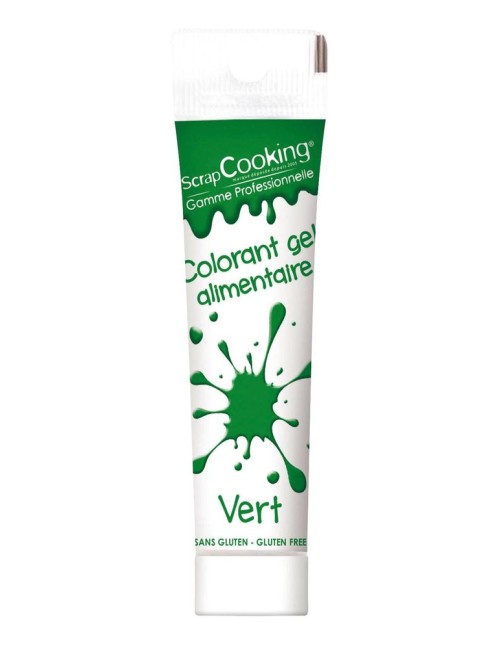 Colorant gel alimentaire vert