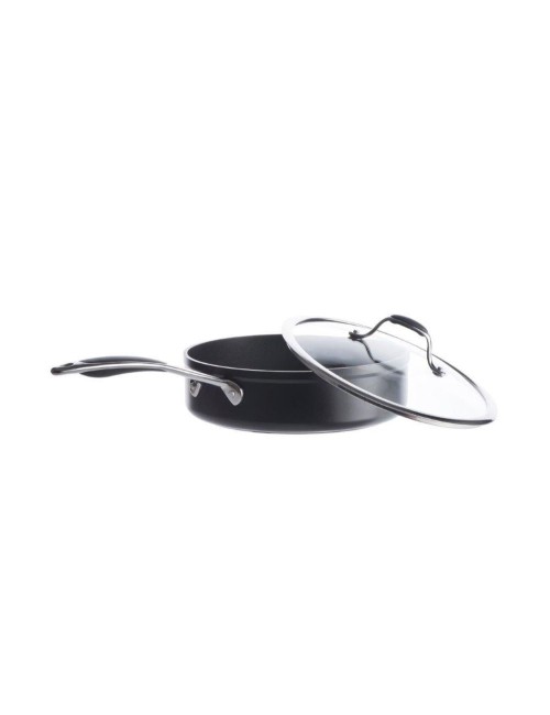 Sauteuse aluminium forgé + couvercle 24cm