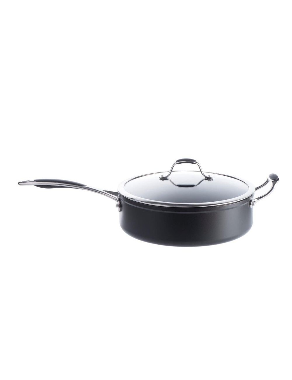 Sauteuse aluminium forgé + couvercle 28cm