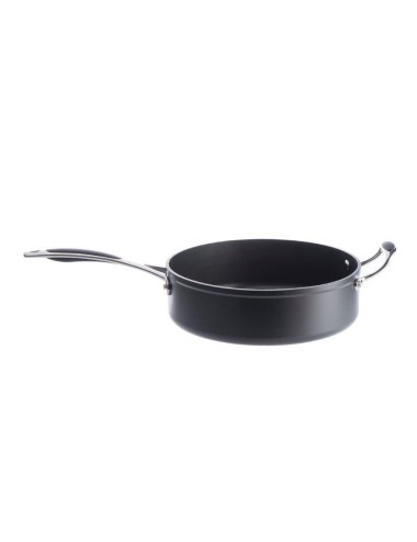 Sauteuse aluminium forgé + couvercle 28cm
