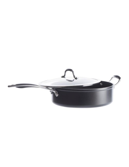 Sauteuse aluminium forgé + couvercle 28cm